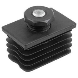 KIPP Bouchon de réglage avec insert anti-glissement Forme C 60 x 40 mm rectangulaire (K2034.60401520)