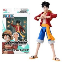 Bandai Figurine Anime Heroes One Piece Monkey Luffy Renewal version