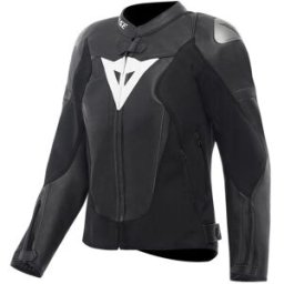Blouson Cuir Avro 6 Wmn DAINESE noir/blanc female