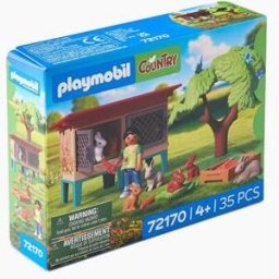 Playmobil Clapier à lapins et accessoires