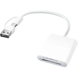 INF Lecteur de cartes USB Type-C vers SD/TF, double interface, OTG, compatible avec Android et Huawei