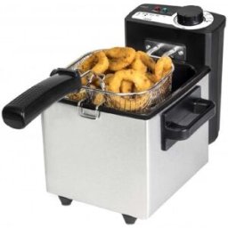 Cecotec Friteuse Électrique Cleanfry 3 L. 3 L, Jusqu’à 190 ºc, Cuve Émaillée Qui Convient Pour Un Nettoyage Dans Le