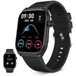 Ksix Bxsw28n Smartwatche Et Montre De Sport 5,23 Cm (2.06") Amoled Numérique 401 X 502 Pixels Écran Tactile Noir
