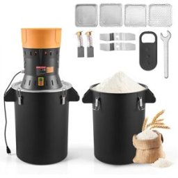 Vevor Moulin À Grain Électrique Broyeur À Épices Céréales 53 L Haute Vitesse