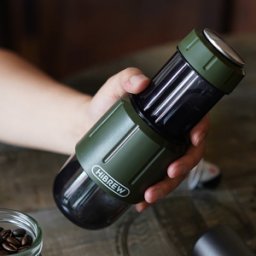 ROLIPO Cafetière Espresso Portable 2-en-1, Manuelle