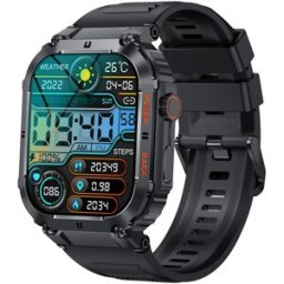 Denver Swc-191b Smartwatche Et Montre De Sport 4,98 Cm (1.96") Ips 45 Mm Numérique 320 X 386 Pixels Écran Tactile Noir