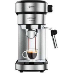 Cecotec Machine À Café Expresso Double Sortie Cafelizzia Steel. 1350w, Bras Porte-filtre Avec Deux Filtres, Vapeur Dirig
