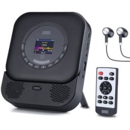 August- SE15- Lecteur Cd Portable Rechargeable Avec Bluetooth Et Haut-parleur