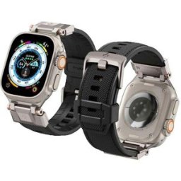 Bracelet Connecté Spigen Durapro Armor Compatible Apple Watch Noir