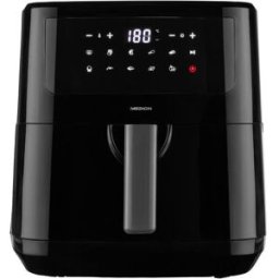 Friteuse À Air Chaud – Medion Md11750 – 7,2l – 2150w – 200°c – 9 Programmes – Écran Tactile – Noir