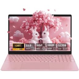 ROLIPO Pc Portable 15.6" Intel N95 16go 512go Rose