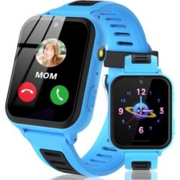 VENDOS85 Montre Connectée Enfant Two-way Call Téléphone Montre Touch Screen Pour Enfants Sos Bleu