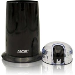 Moulin À Café Électrique, Graines Et Noix, Double Lame Acier, Broyage 40 G/min Mpm Mmk-07/c Noir 140w