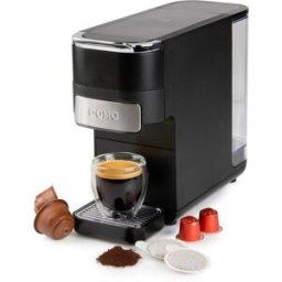 DOMO Machine A Expresso 4-en-1 - 1525 W - 1,5 L - Noir