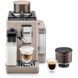 Machine À Café À Grain Delonghi Feb4455.bg Rivelia Beige