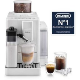 Machine À Café À Grain Delonghi Rivelia Start Feb4255.wxl Blanc