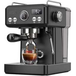 Hibrew - Machine À Café - H10A - Semi-automatique Température Réglable 20 Bars Noir