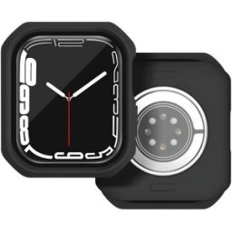 Coque Pour Apple Watch 38-40mm Hybrid Renforcée Solid R 100% Plastique Recyclé Noir Itskins