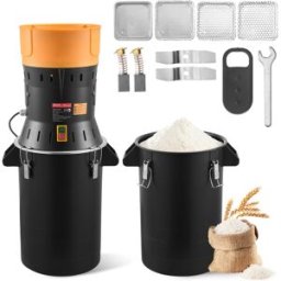 Vevor Moulin À Grain Électrique Broyeur À Épices Céréales 25 L Haute Vitesse