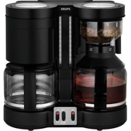 Krups Cafetière Combiné Filtres Et Expresso Pour 20 Tasses 2200w Noir