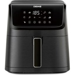 DEIME Airfryer 7 L 1800 W 10 Programmes Écran Tactile – Noir