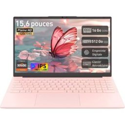 ROLIPO Ordinateur Portable 15.6 Pouces Amd 3050e 16go