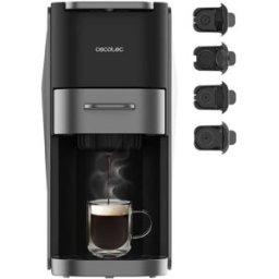 Cecotec Machine À Café Capsules Compacte Freestyle Compact Dark Roast. 4 En 1, 1350 W, 20 Bars, Compatible Avec Café Mou