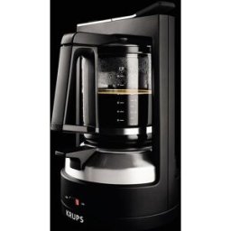 Krups Cafetière À Pression En Inox De 1l Pour 8 A 12 Tasses Noir