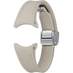 Accessoires Bracelet Et Montre Connectée Samsung Bracelet Simili Cuir S M 115mm G Watch 6 Taupe