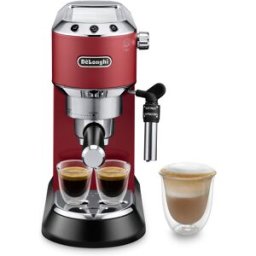 Machine à café avec broyeur Dedica Style EC695.R Rouge DELONGHI