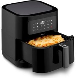 Friteuse À Air Chaud - Medion Md11740 - 5,3l - 2150w - Écran Tactile - 9 Programmes - Noir