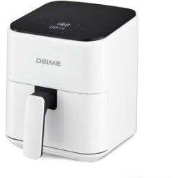 DEIME Airfryer 2,5 L 1000 W Écran Tactile Cuisson 360° – Blanc