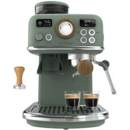 Cecotec Machine À Café Expresso Manuelle Power Espresso 20 Tradizionale Grind. 1500 W, Moulin 20 Niveaux, 20 Bars, Pid