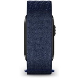 Bracelet Connecté Garmin Cirqa Tissu Tissé Bleu L-xl Boîtier Noir
