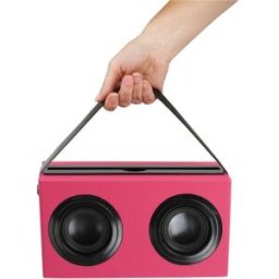 INOVALLEY Enceinte Bluetooth Nomade Rose Pour Tablettes Tactiles