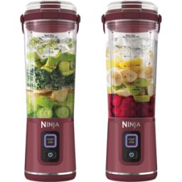 Blender portable sans fil Ninja Blast – Cranberry (Lot de deux) BC151CR2 par SharkNinja