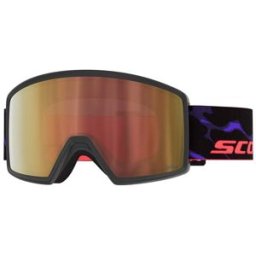Scott - Masque de ski photochromique - Neo Ls Black/Purple Amp Ls Cinnamon Chrome S1-3 en Silicone - Noir
