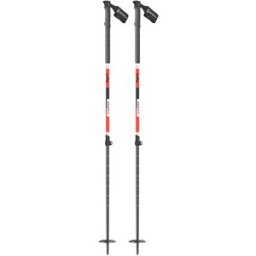 Scott - Bâtons télescopiques de freerando - Aluguide Black/Red en Aluminium - Rouge