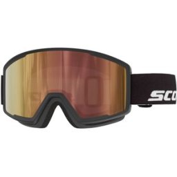 Scott - Masque de ski photochromique - Trace Pro Compact Ls Black Amp Ls Cinnamon Chrome S1-3 en Silicone - Noir