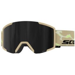 Scott - Masque de ski - Shield Mojave Beige Amp Black Chrome S3
