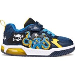 Geox Baskets Sans Lacets Inek Navy / Yellow EU 33 Garçon