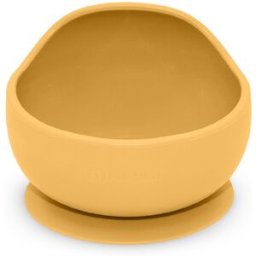 Petite&Mars Take&Match Silicone Bowl bol avec ventouse Intense Ochre 6 m+ 360 ml