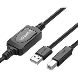 Ugreen Câble Usb-a Vers Usb-b Us122 Black One Size unisex