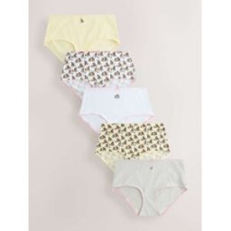 Next Lot de 5 slips en coton mélangé jaune FR 40 (EU 38)