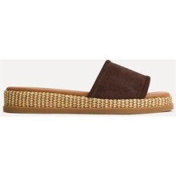 linzi Linzi Stay Raffia Flatform Mule Sandals Brun EU 39 (UK 6)