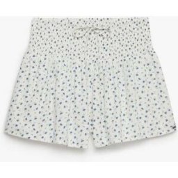 Superdry Printed Mini Smocked Shorts pâle FR 40 (EU 38)