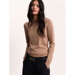 The Set The Set Crew Neck Long Sleeve Merino Jumper orange XL (FR 50-52)