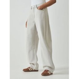 adidas originals adidas Originals 3-Stripes Barrel Denim Jeans Gris W28 x L32
