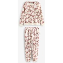 shabbychicbyrachelashwell Pyjamas deux pièces Shabby Chic par Rachel Ashwell Rouge Baie à Fleurs Confortable rouge FR 44 (EU 42)