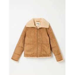 Fat Face FatFace Shearling Jacket Brun FR 40 (EU 38)